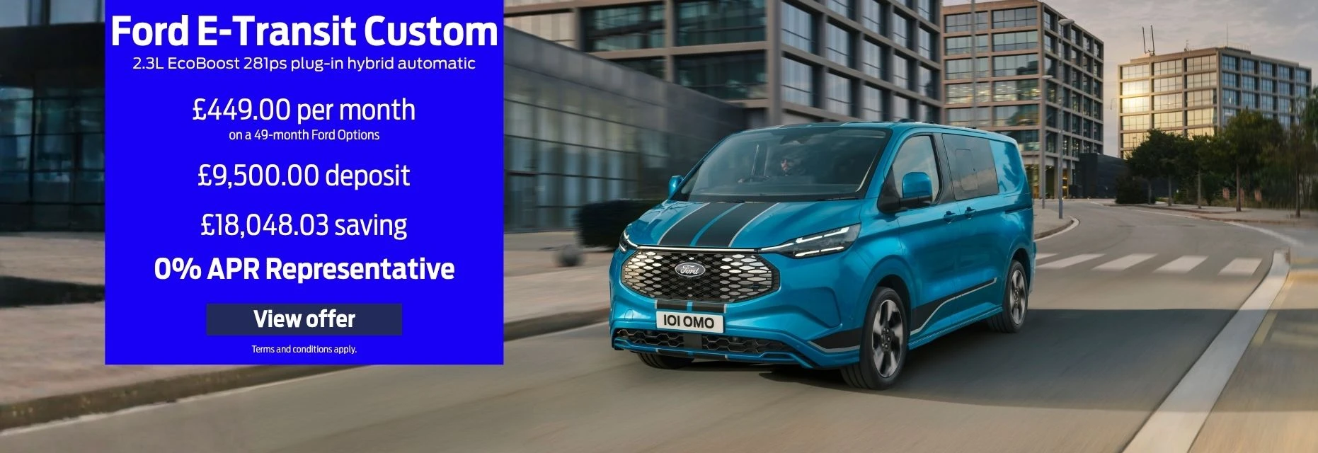 Ford E-Transit Custom - Q2 banner